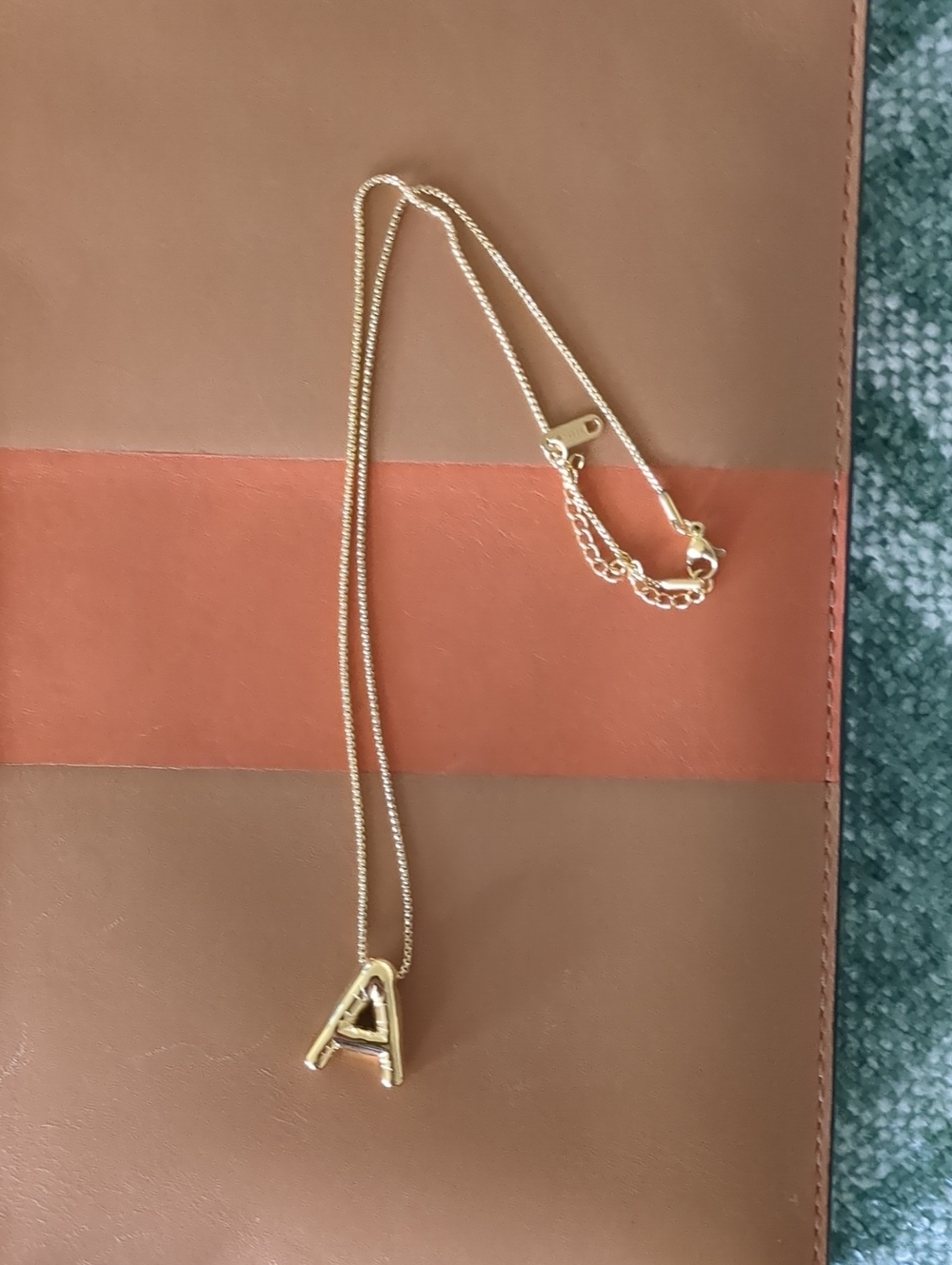 Gold Letter A Pendant Necklace - Women Jewelry